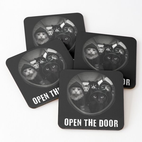 Item preview, Vintage Open The Door Funny Meme Gang Sarcastic Cat Lover designed and sold by PartyFam.