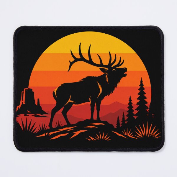 Item preview, Vintage Elk Sunset Wilderness Shirt designed and sold by JonelCrafts.