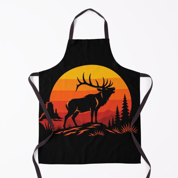 Item preview, Vintage Elk Sunset Wilderness Shirt designed and sold by JonelCrafts.