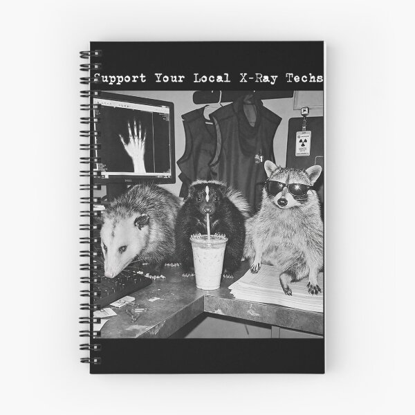Item preview, Support Your Local X Ray Techs Funny Radiology Humor Possum Rad Grad designed and sold by OMITTEROMINOUS.