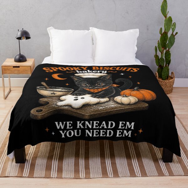 Item preview, Spooky Biscuits Bakery Funny Black Cat Halloween Pumpkin  designed and sold by KelsterRandom.