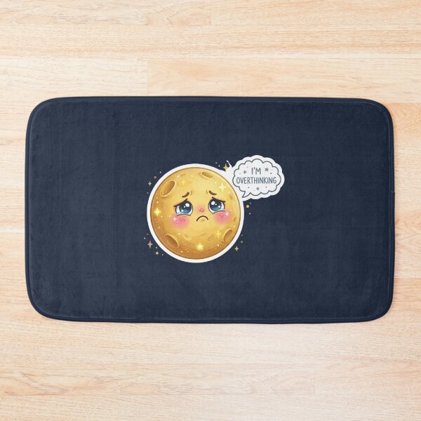 Item preview, I’m Overthinking Kawaii Moon designed and sold by Cerys-GS.