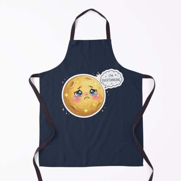 Item preview, I’m Overthinking Kawaii Moon designed and sold by Cerys-GS.