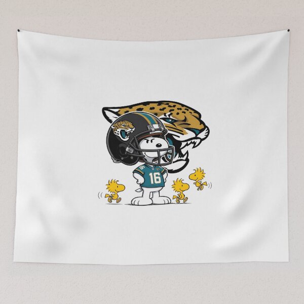 Item preview, Snoopy And Woodstock Jacksonville Jaguars Football Fan Game Day designed and sold by DamianRoy88.