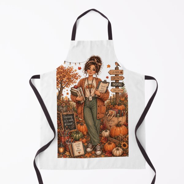 Item preview, Fall Teacher Tote Bag - Cozy Autumn Teach Love Inspire Pumpkin Classroom Bag designed and sold by FestivityFinds.