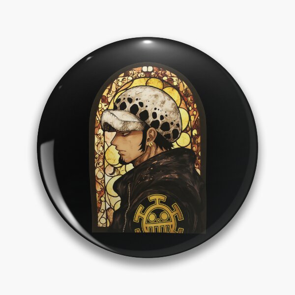 Item preview, Stained Glass Portrait of a Pirate Captain designed and sold by MCKENZIENAVR.