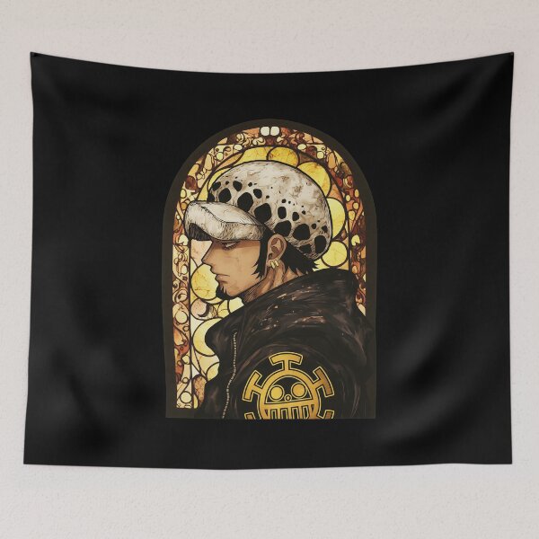 Item preview, Stained Glass Portrait of a Pirate Captain designed and sold by MCKENZIENAVR.
