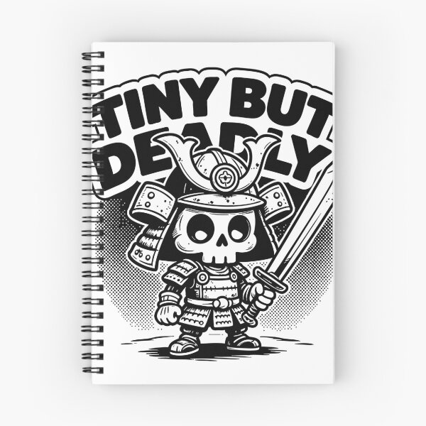 Item preview, Tiny Warrior Cute Skull Vintage 1970s T-Shirt designed and sold by Hotfresh.