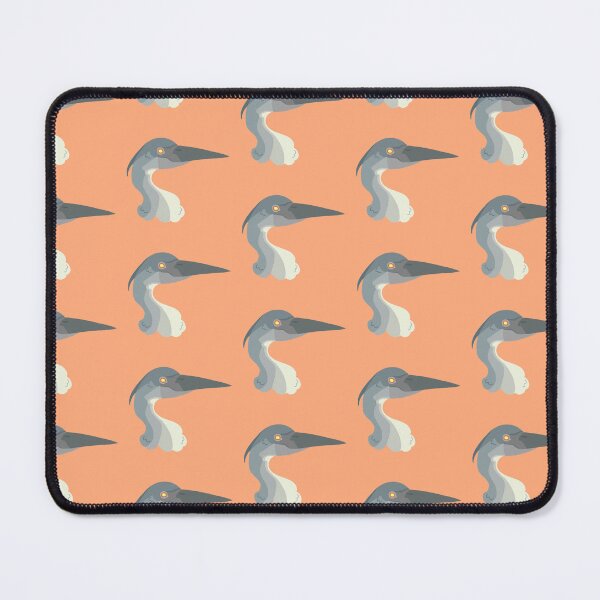 Item preview, CBS Sticker - Lava Heron designed and sold by ClumsyPillbug.