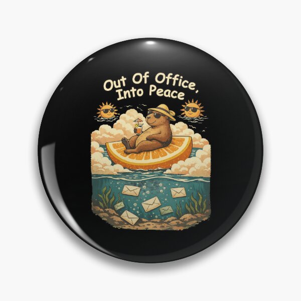 Item preview, Out Of Office Into Peace Vacation Art designed and sold by TAYLORBROWSD.