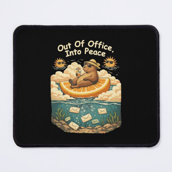 Item preview, Out Of Office Into Peace Vacation Art designed and sold by TAYLORBROWSD.