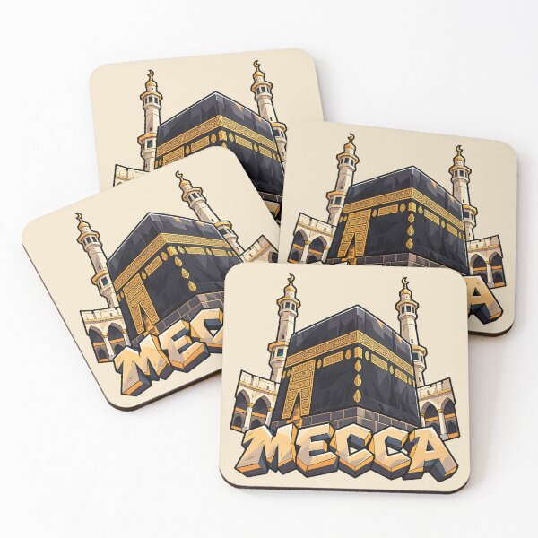 Item preview, Kaaba Mecca Travel Landmark – Islamic Architecture Illustration designed and sold by Leeded.