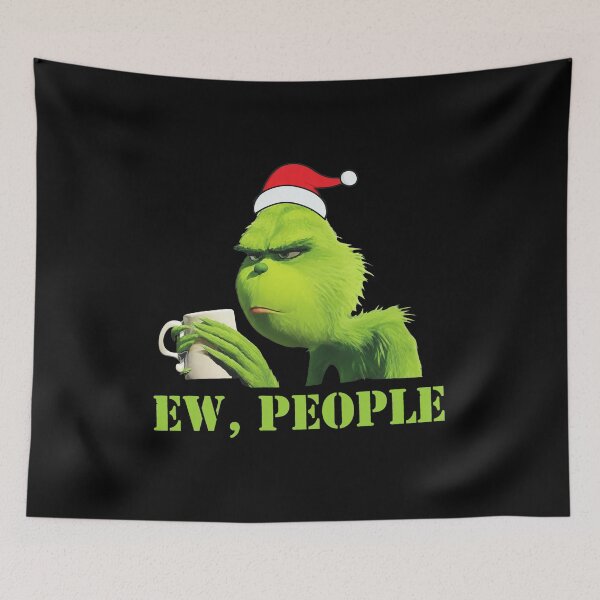 Item preview, Grumpy Green Character Santa Ew People Beverage designed and sold by TAYLORBROWSD.