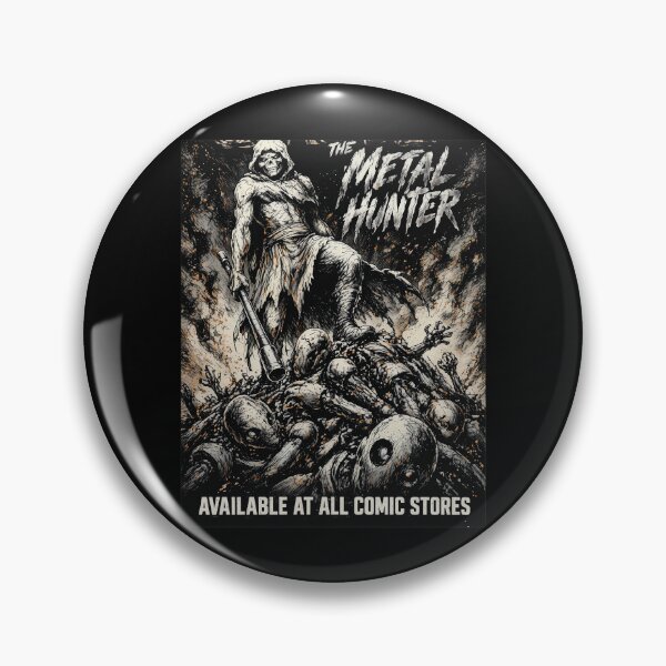 Item preview, The Metal Hunter Grim Combat Artwork designed and sold by MCKENZIENAVR.