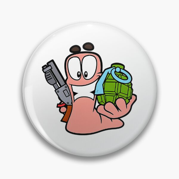 Item preview, Retro Cartoon Battle Worm Explosive Turn designed and sold by Unique-Global.