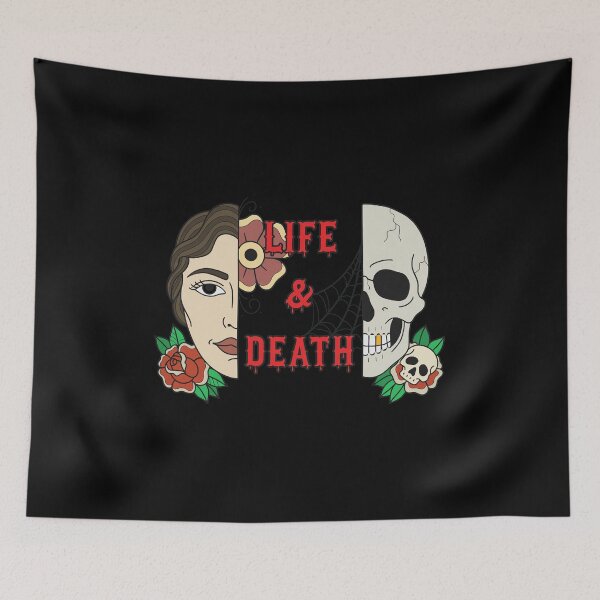 Item preview, Life Death Duality Tattoo Art designed and sold by MCKENZIENAVR.