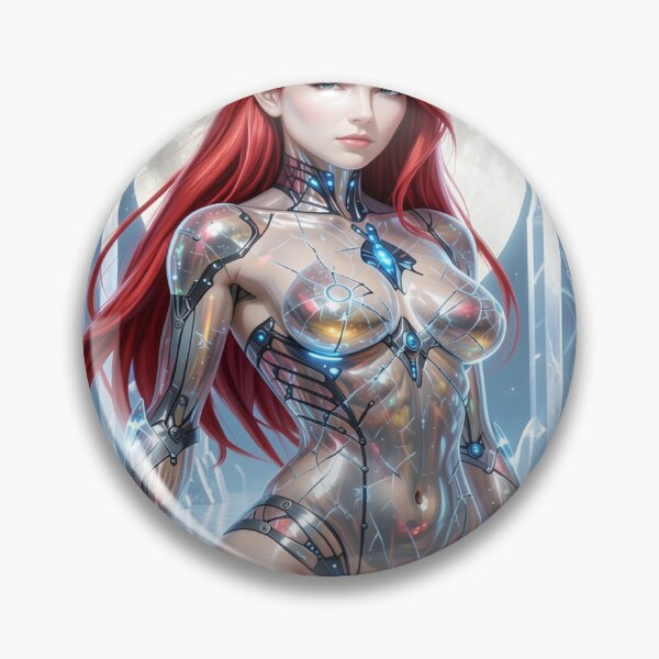 Item preview, Cybernetic Ice Queen – Biomechanical Fantasy Woman Sci-Fi Art designed and sold by DigiArt8Design.