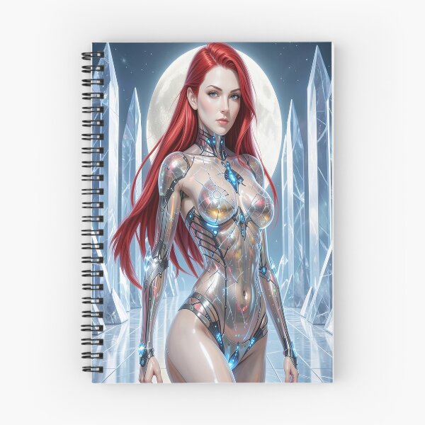 Item preview, Cybernetic Ice Queen – Biomechanical Fantasy Woman Sci-Fi Art designed and sold by DigiArt8Design.