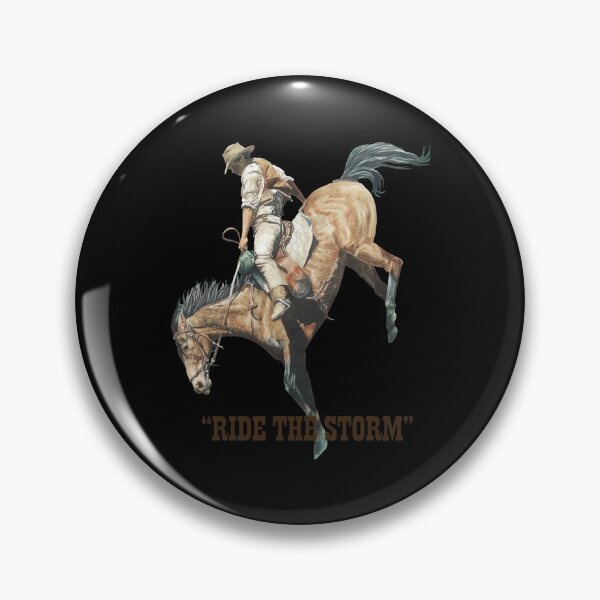 Item preview, Rider Versus Bronc Illustration Western Art designed and sold by TAYLORBROWSD.