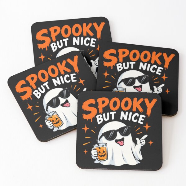 Item preview, Spooky But Nice | Funny Halloween Gifts Ghost designed and sold by BrokenLabel.