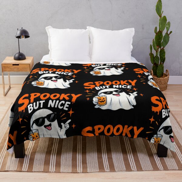 Item preview, Spooky But Nice | Funny Halloween Gifts Ghost designed and sold by BrokenLabel.