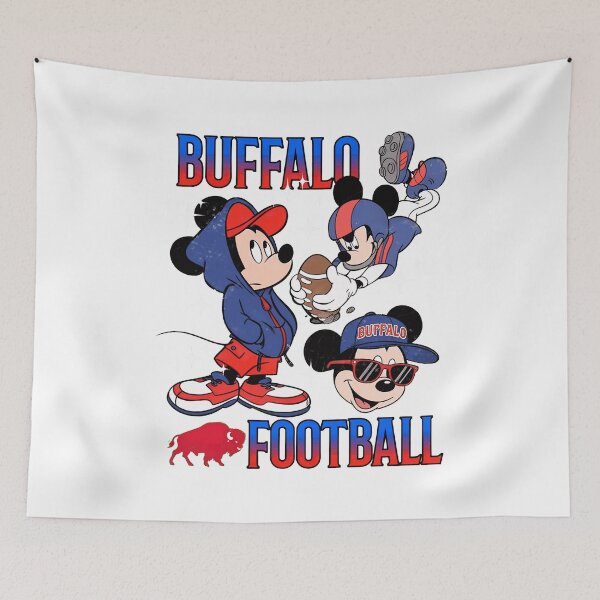 Item preview, Mickey Buffalo Football Crewneck Sweat designed and sold by BlaggDavy1.