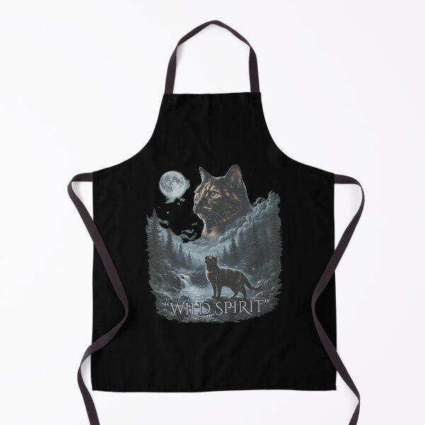 Item preview, Feline Night Spirit Moon Forest Landscape designed and sold by TAYLORBROWSD.