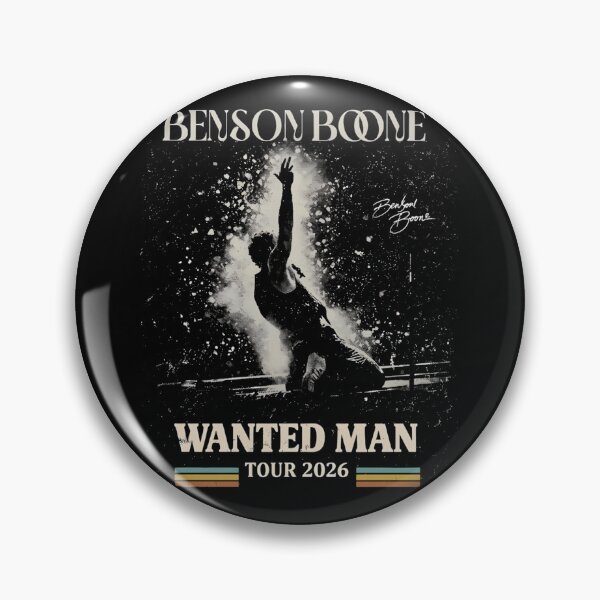 Item preview, Benson - Wanted Man Tour 2026 Concert Fan designed and sold by fraziko-art.