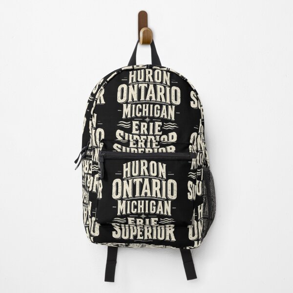 Item preview, Great Lakes Huron Ontario Michigan Erie Superior Vintage Retro Design designed and sold by DevilMayCrySh.