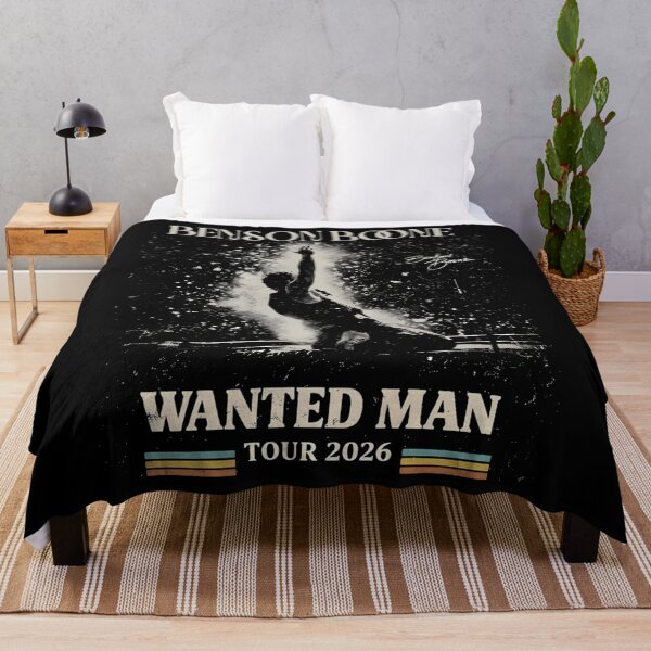 Item preview, Benson - Wanted Man Tour 2026 Concert Fan designed and sold by fraziko-art.