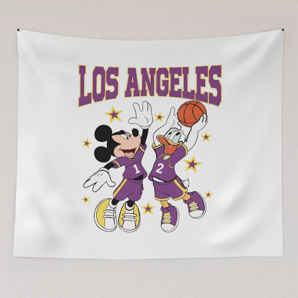 Item preview, Mickey Donald Retro Basketball Tee designed and sold by sionOberst01.