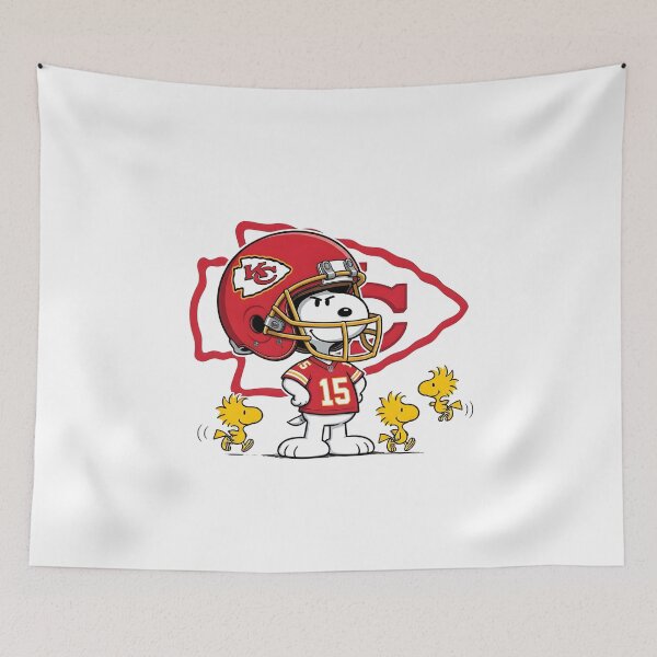 Item preview, Snoopy And Woodstock Kansas City Chiefs Football Fan Game Day designed and sold by DamianRoy88.