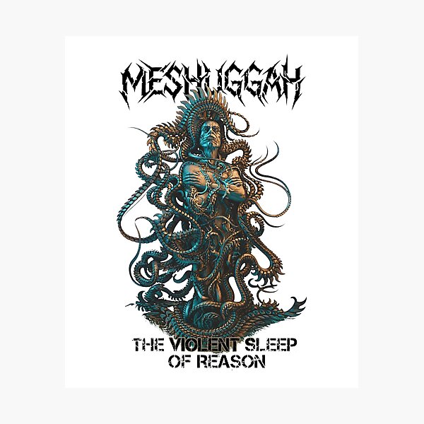 Item preview, Meshuggah The Violent Sleep Art Image designed and sold by MCKENZIENAVR.