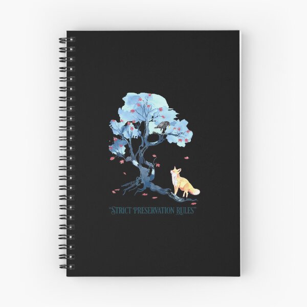 Item preview, Watercolor Fox, Bird, and Blue Tree Scene designed and sold by TAYLORBROWSD.