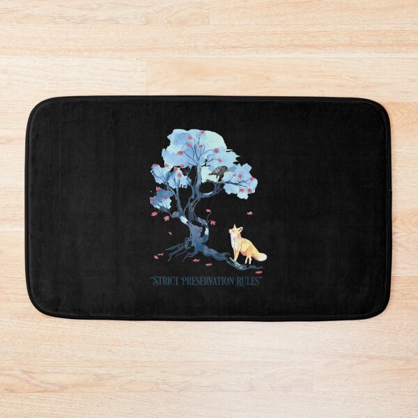 Item preview, Watercolor Fox, Bird, and Blue Tree Scene designed and sold by TAYLORBROWSD.