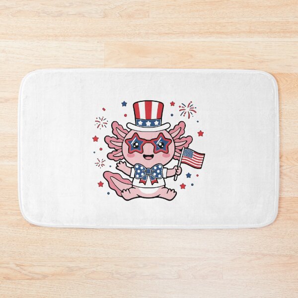 Item preview, Cute Patriotic Axolotl Uncle Sam Hat 4th of July American Flag Design designed and sold by Totu_Tayo.