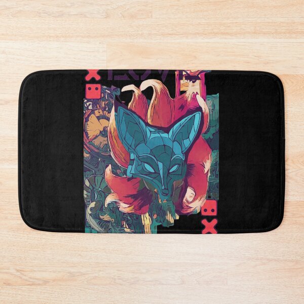 Item preview, Geometric Fox Mask Vibrant Art Deco Style Design designed and sold by MCKENZIENAVR.