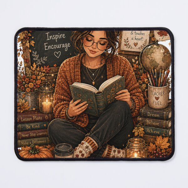 Item preview, Cozy Fall Teacher Spiral Notebook – Autumn Lesson Plans & Grateful Teacher Journal designed and sold by FestivityFinds.