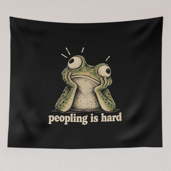 Item preview, Peopling is Hard designed and sold by CelidaBonde.
