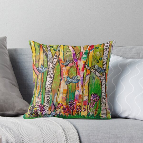 Item preview, Songbirds in the Birch Trees designed and sold by Laura Terese Art.