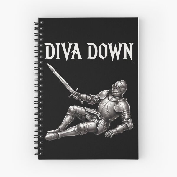Item preview, Diva Down Knight Meme Funny Medieval Renaissance Armor Humor  designed and sold by OMITTEROMINOUS.