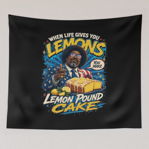Item preview, WHEN LIFE GIVES YOU LEMONS YOU MAKE LEMON POUND CAKE designed and sold by Inzarportrait.