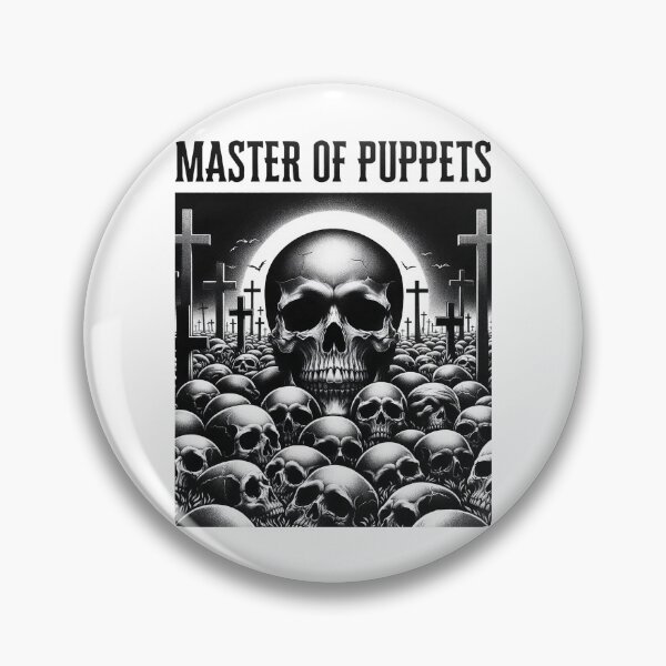 Item preview, Master Of Puppets Dark Skulls Graveyard Art designed and sold by MCKENZIENAVR.