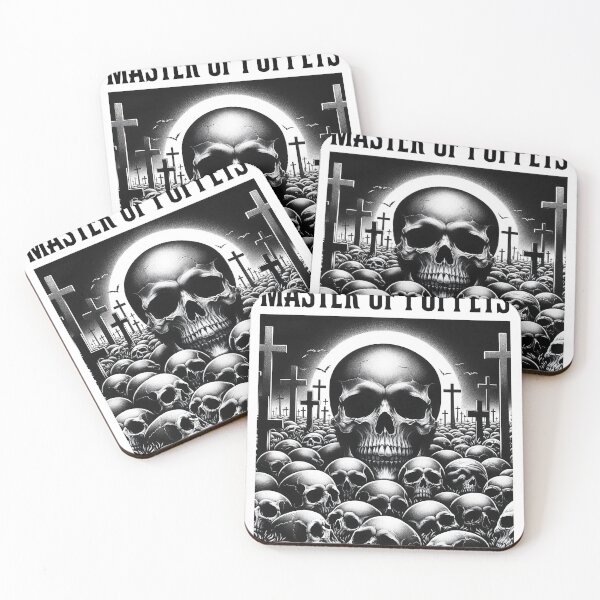 Item preview, Master Of Puppets Dark Skulls Graveyard Art designed and sold by MCKENZIENAVR.