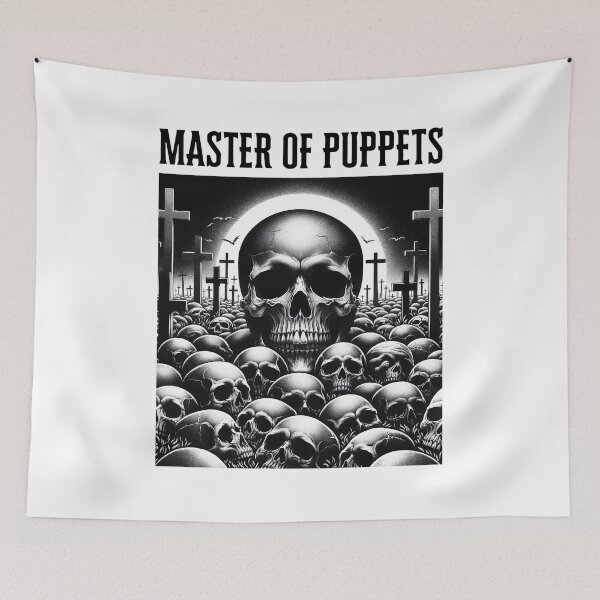 Item preview, Master Of Puppets Dark Skulls Graveyard Art designed and sold by MCKENZIENAVR.
