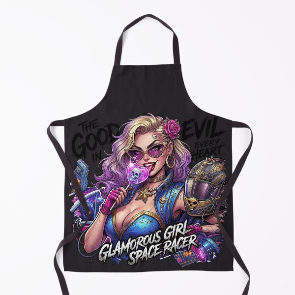 Item preview, Cyberpunk Glamorous Girl Space Racer designed and sold by Voodoo Store Paranormal Collections.