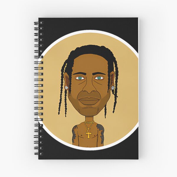 Item preview, Cool Cartoon Black Guy With Dreads Green Eyes And Gold Ankh Chain designed and sold by Unique-Global.