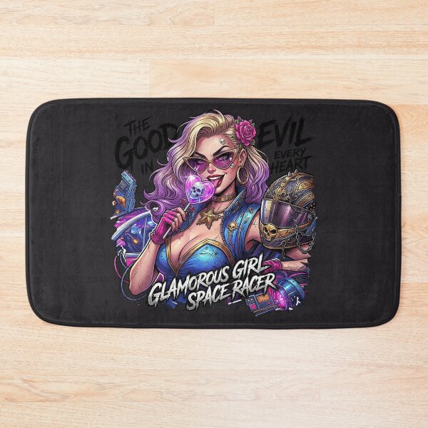 Item preview, Cyberpunk Glamorous Girl Space Racer designed and sold by Voodoo Store Paranormal Collections.
