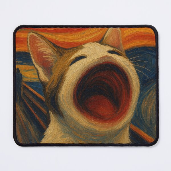 Item preview, The Scream Pop Cat Meme designed and sold by mashumallow.