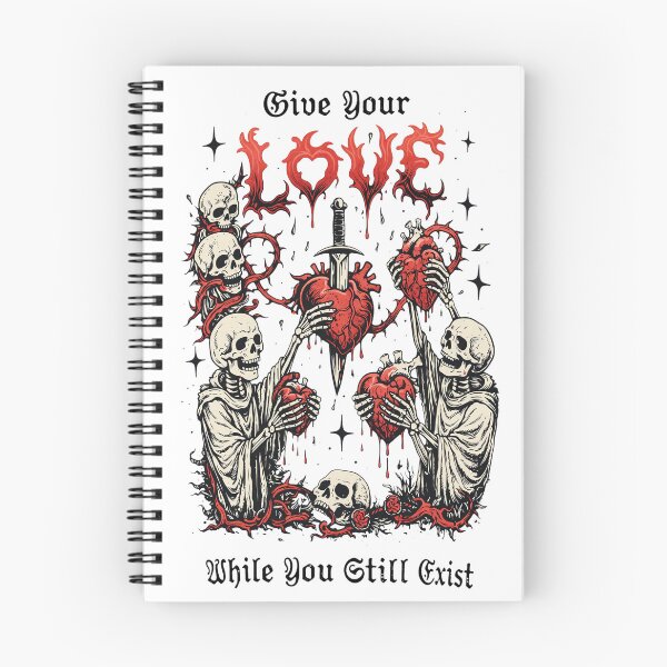 Item preview, Skeletons Hearts Dagger Gothic Illustration designed and sold by MCKENZIENAVR.
